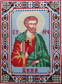 Набор для вышивания бисером "Святой Мученик Инна Новодунский" 24х30
