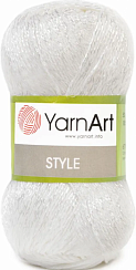 YarnArt Style - 650 белый