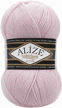 Alize Superlana Klasik - 518 Светло-розовый