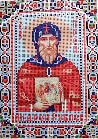 Набор для вышивания бисером "Святой Андрей" 24х30