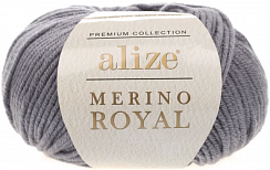 Alize Merino Royal - 87 Угольно-серый