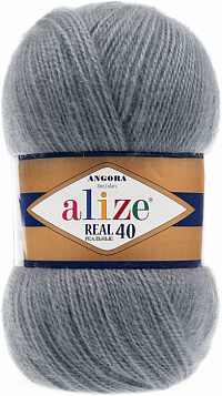 Alize Angora Real 40 - 87 Угольно-серый