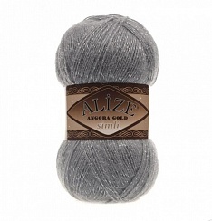 Alize Angora Gold Simli - 87 Угольно-серый