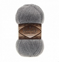 Alize Angora Gold Simli - 87 Угольно-серый