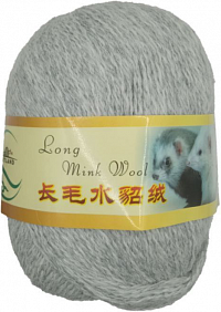 Long mink wool - 02 Серый