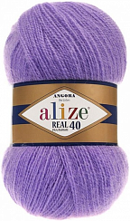 Alize Angora Real 40 - 206 Темно-сиреневый