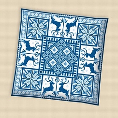 Набор для вышивания крестом подушка "Скандинавия 1" 30х30 см