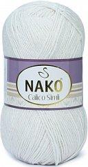 Nako Calico Simli - 208 белый