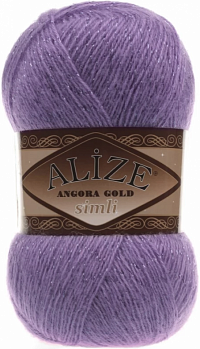 Alize Angora Gold Simli - 206 Лиловый