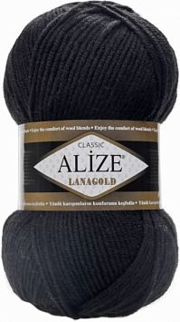 Alize Lanagold Classic - 60 Черный