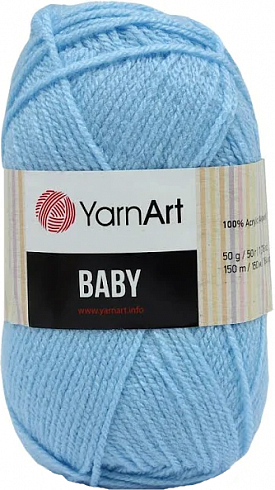 YarnArt Baby - 215 голубой