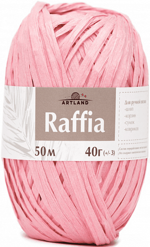 Пряжа Raffia - розовый