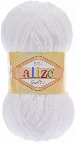 Alize Softy Baby - 55 Белый
