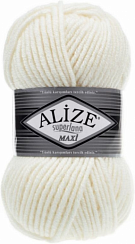 Alize Superlana Maxi - 62 молочный