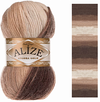 Alize Angora Gold Batik - 6779 бежево-коричн