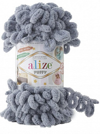 Alize Puffy  - 428 ярко серый