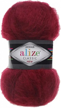 Alize Mohair Classic - 57 Бордовый