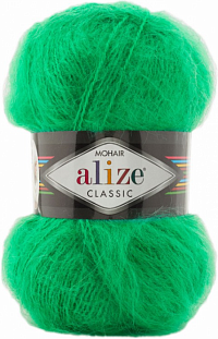 Alize Mohair Classic - 455 зеленый
