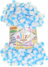Alize Puffy Color - 6459 голубой