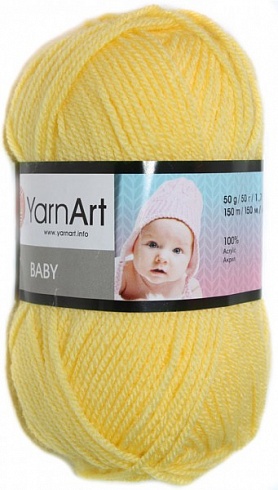 YarnArt Baby - 315 Светло-желтый