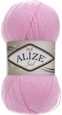 Alize Sal Simli - 191 Розовый