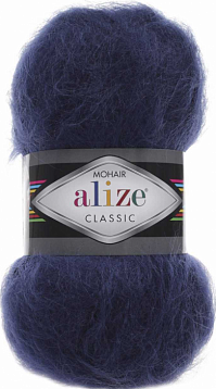 Alize Mohair Classic - 395 Темно-синий