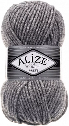Alize Superlana Maxi - 21 Серый меланж