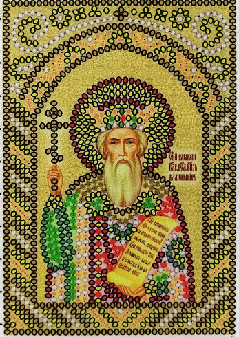 Канва для вышивания бисером "Св Равноап. Кн Владимир" Маричка 7х10,5