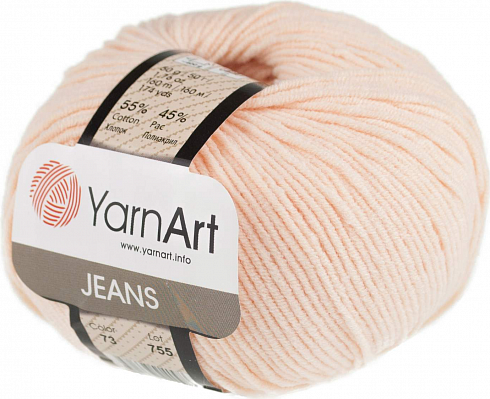YarnArt Jeans - 73 Светлый персик