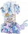 Alize Puffy Color - 6524 сер/гол/бел/сиреневый