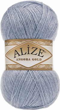 Alize Angora Gold - 221 Светло-джинсовый меланж