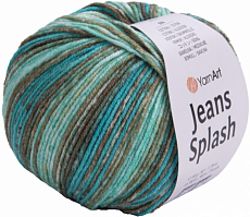 YarnArt Jeans splash - 961 зеленый
