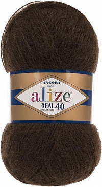 Alize Angora Real 40 - 201 Коричневый