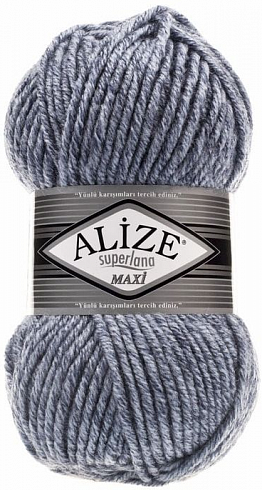 Alize Superlana Maxi - 806 св.джинс меланж