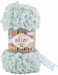 Alize Puffy Fine - 522 нежно-голубой