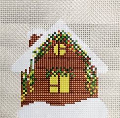 Набор для вышивания "Рождественский домик"