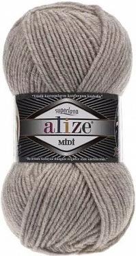 Alize Superlana Midi - 152 бежевый меланж
