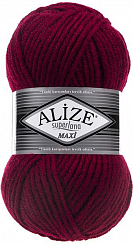 Alize Superlana Maxi - 390 Темно-красный