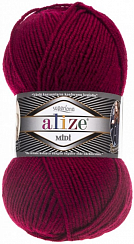 Alize Superlana Midi - 390 бордовый