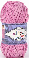Alize Velluto - 98 тёмно розовый