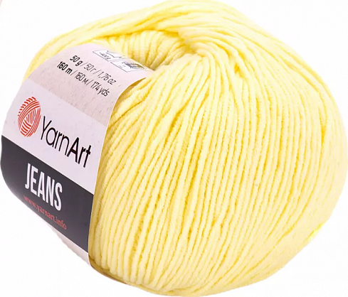 YarnArt Jeans - 67 Светло-желтый
