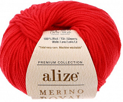 Alize Merino Royal - 56 красный