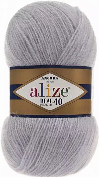 Alize Angora Real 40 - 52 Светло-серый