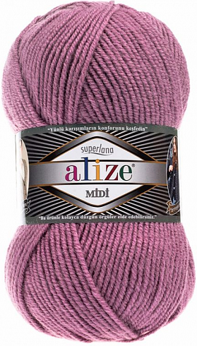 Alize Superlana Midi - 28  розовый