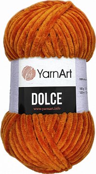 YarnArt Dolce  - 778 рыжий