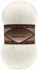 Alize Angora Gold Simli - 62 молочный